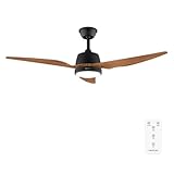 Cecotec Ventilador de Techo con Luz EnergySilence Aero 5250 BlackWood. 62W,...