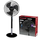 Honeywell Advanced QuietSet Ventilador de Pie Oscilante, 5 Ajustes de Velocidad,...